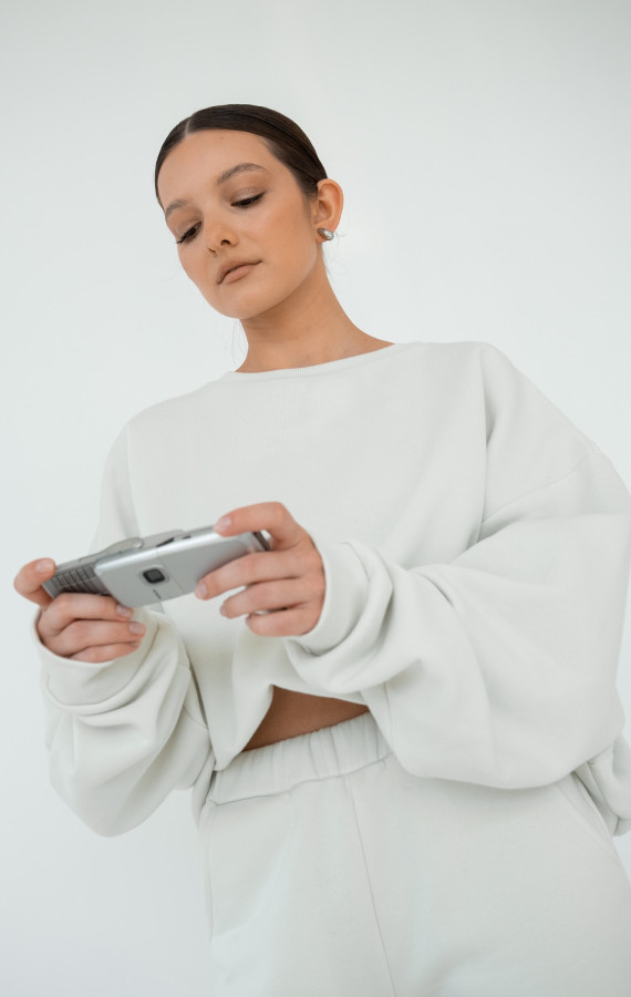Dresowa bluza oversize
