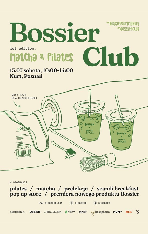 Bilet Bossier Club | Matcha & Pilates