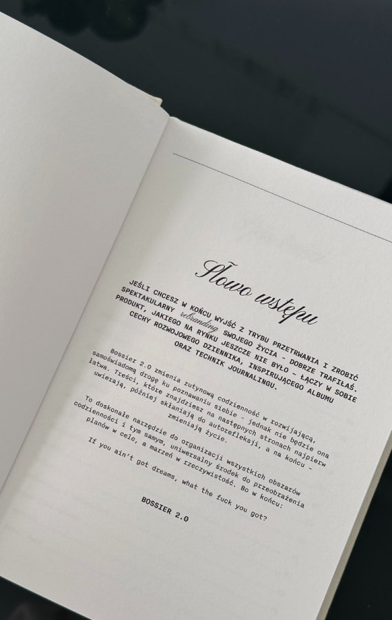 BOSSIER 2.0 selfcare journal