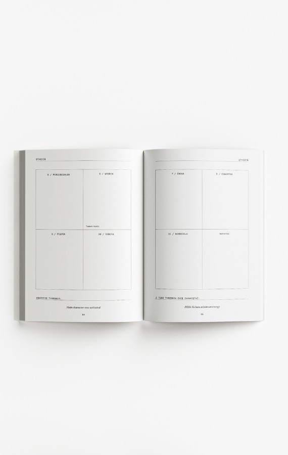 BOSSYEAR TYGODNIOWY PLANNER 2026
