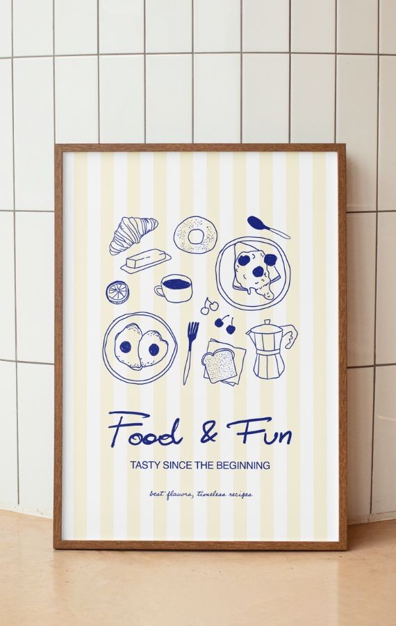 Plakat Food & Fun