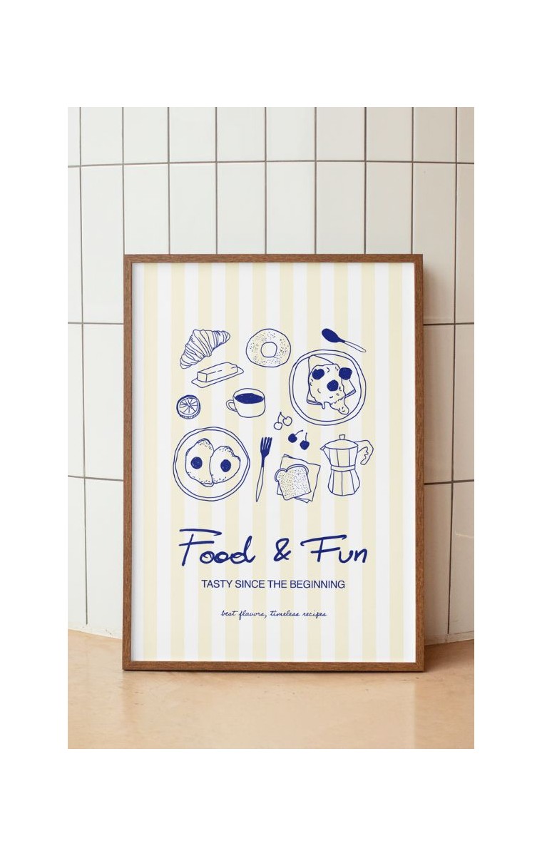 Plakat Food & Fun