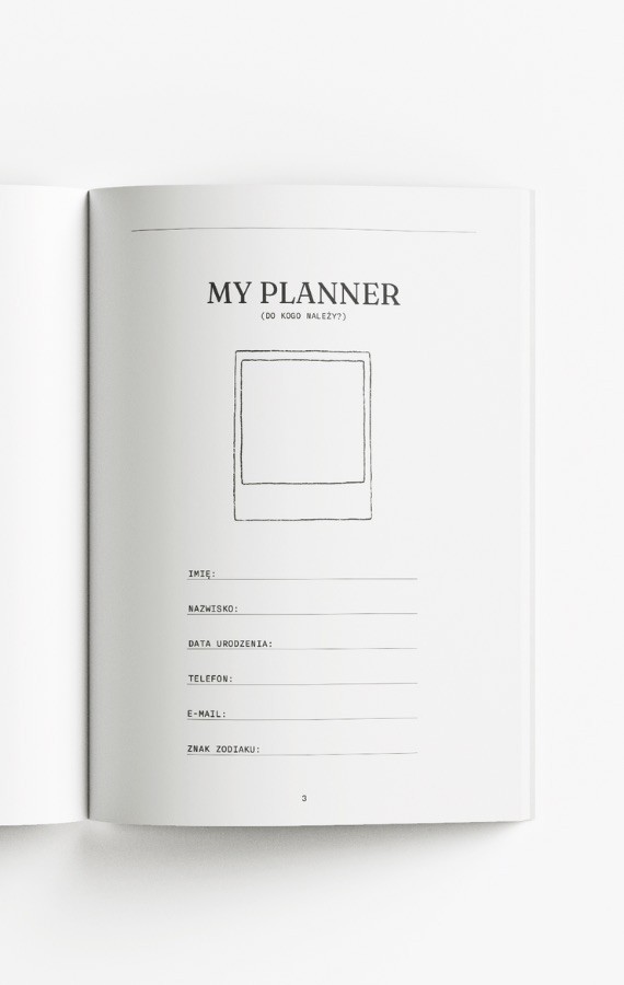 BOSSYEAR DZIENNY PLANNER 2026 (Wersja z defektem)