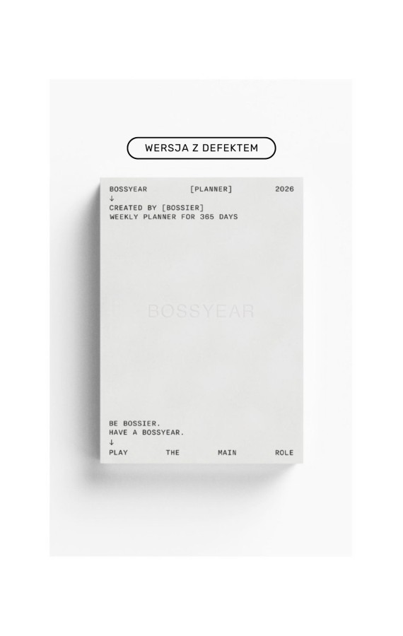 BOSSYEAR TYGODNIOWY PLANNER...