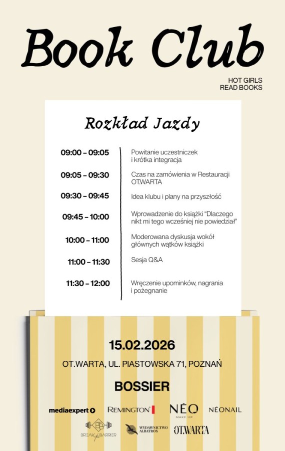 Bilet Book Club 6.0 | Dlaczego nikt mi tego wcześniej nie powiedział