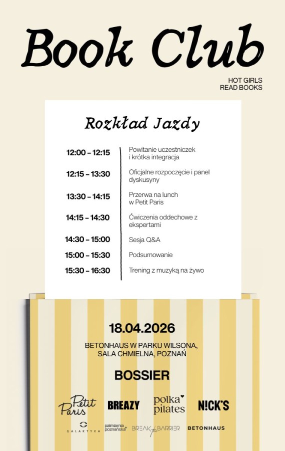 Bilet Book Club 8th Poznań