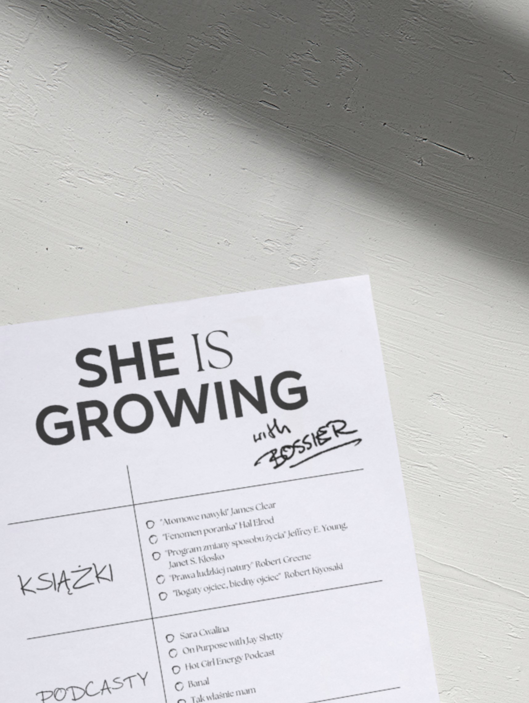 She is growing - przejdź swój wewnętrzny glow up