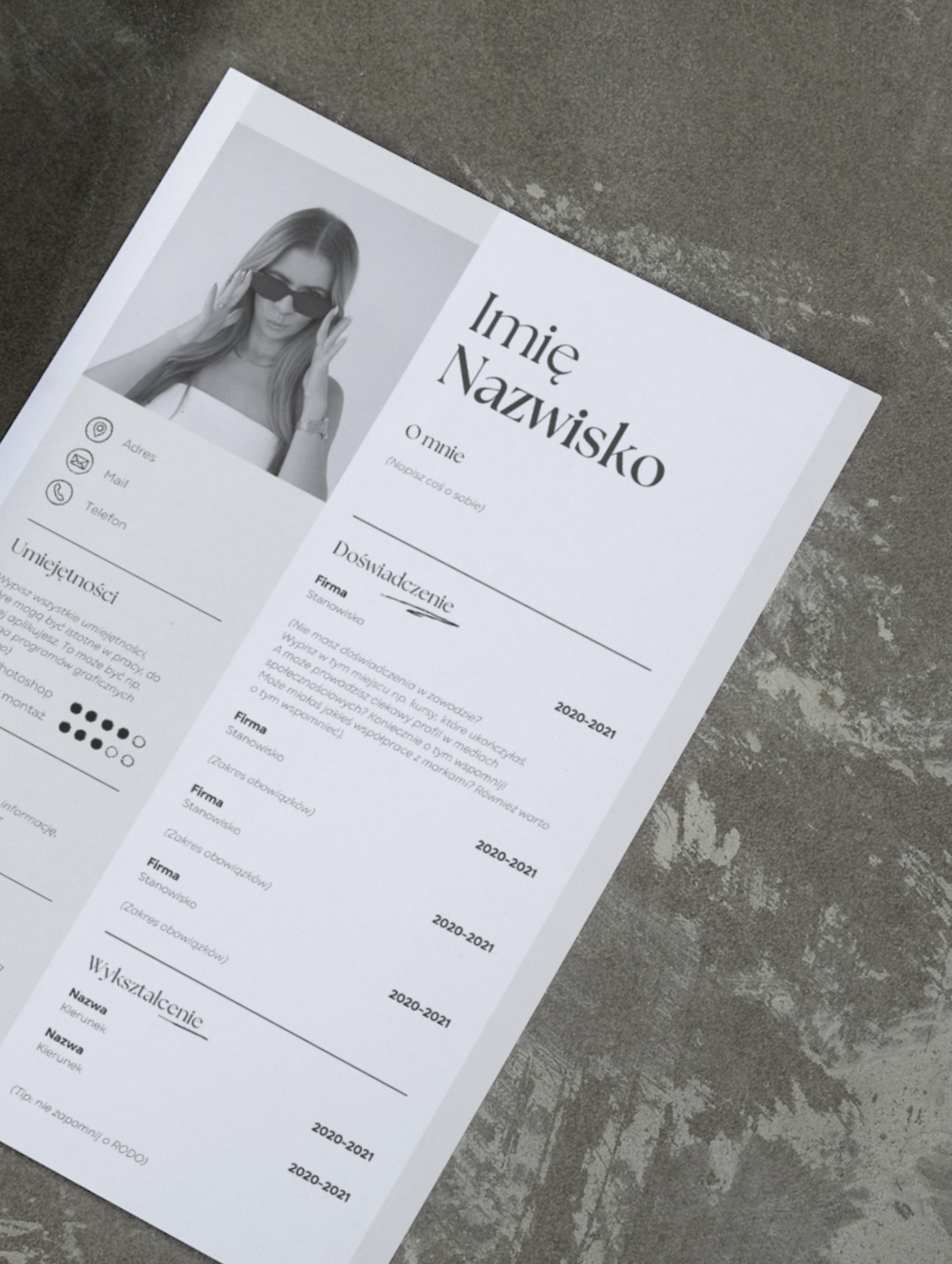 Misja: nowa praca - szablony CV do pobrania