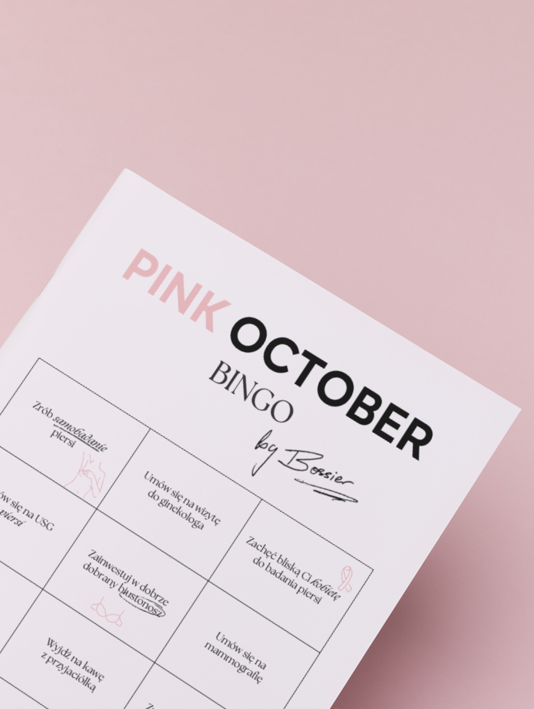 Pink October: bingo do pobrania