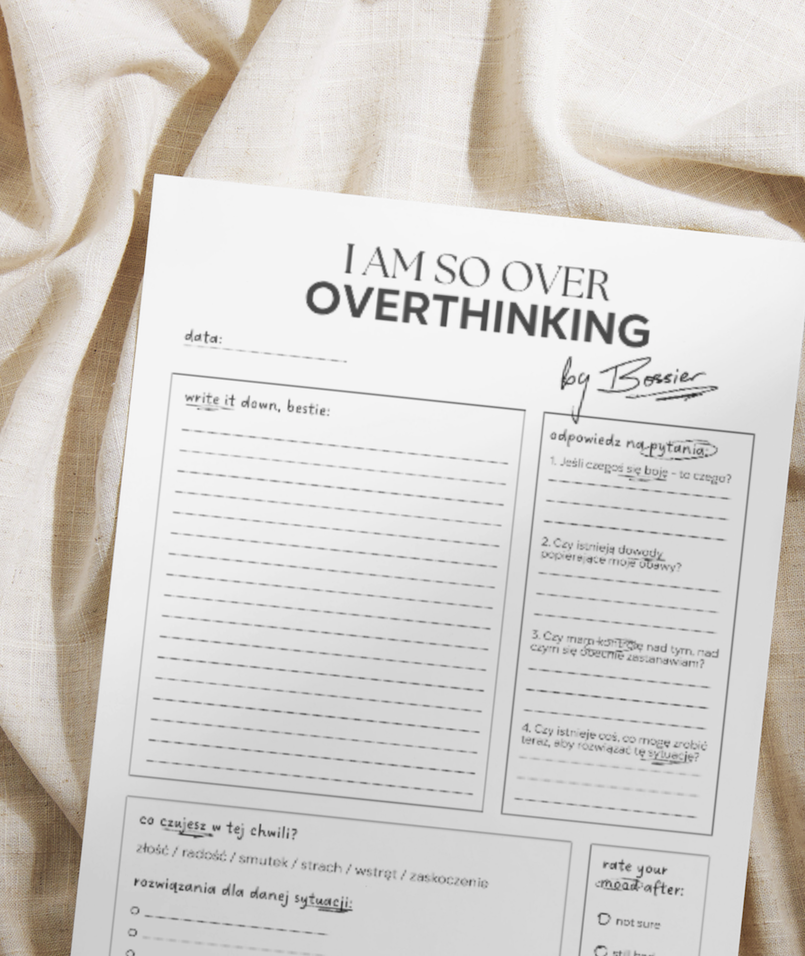 I'm so over overthinking! - plik do pobrania